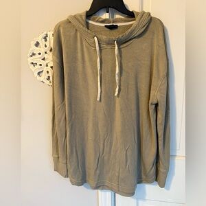 Tan Hoodie with Drawstrings
